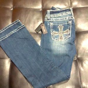Miss me boot cut jeans size 28.